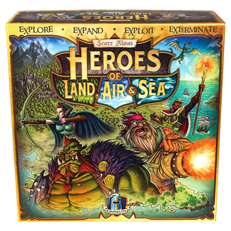 Heroes of Land, Air & Sea box art