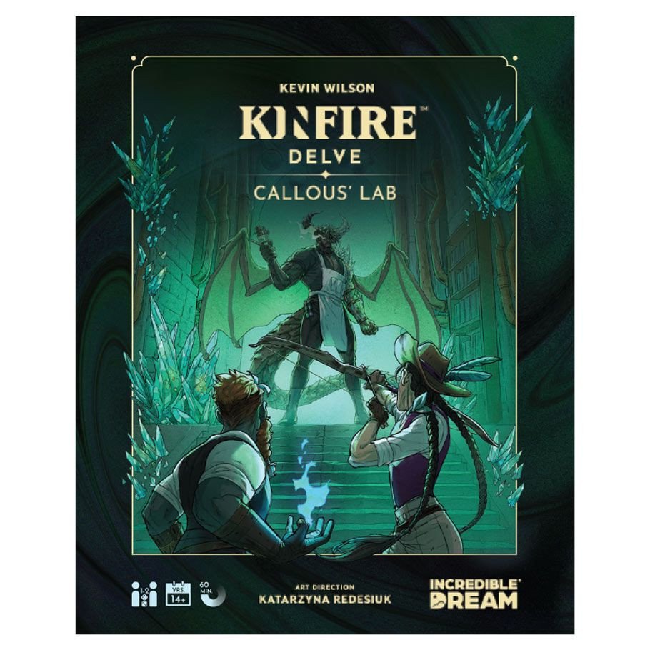 Kinfire Delve: Callous' Lab box art