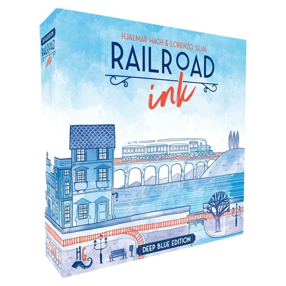 Railroad Ink: Deep Blue Edition box art