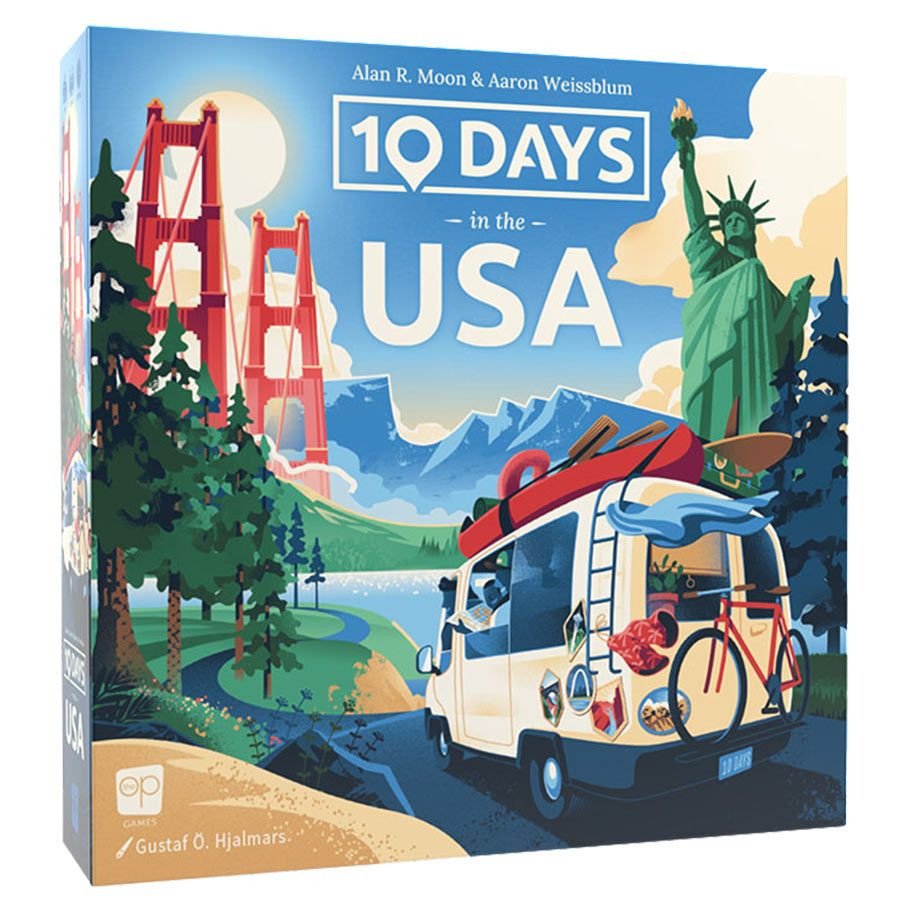 10 Days in the USA box art