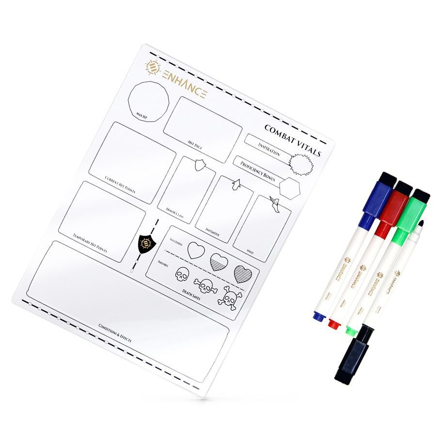 D&D 5E: Enhance: Character Sheet Set box art