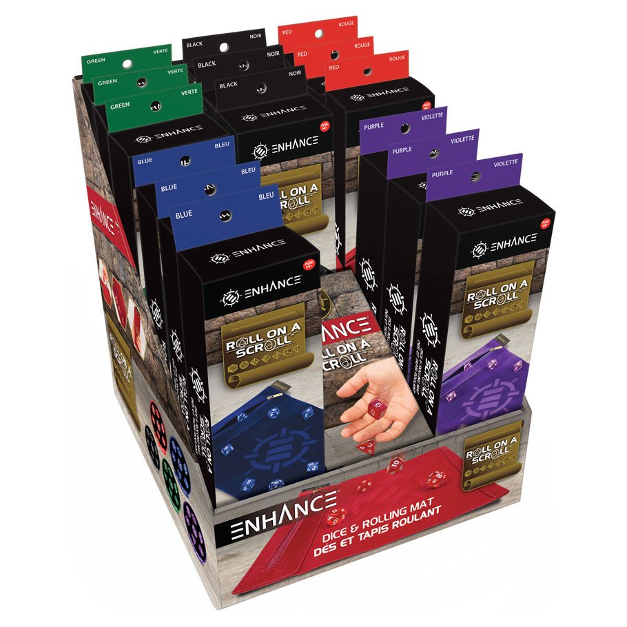 Enhance: Roll on a Scroll POP Disp (15) box art