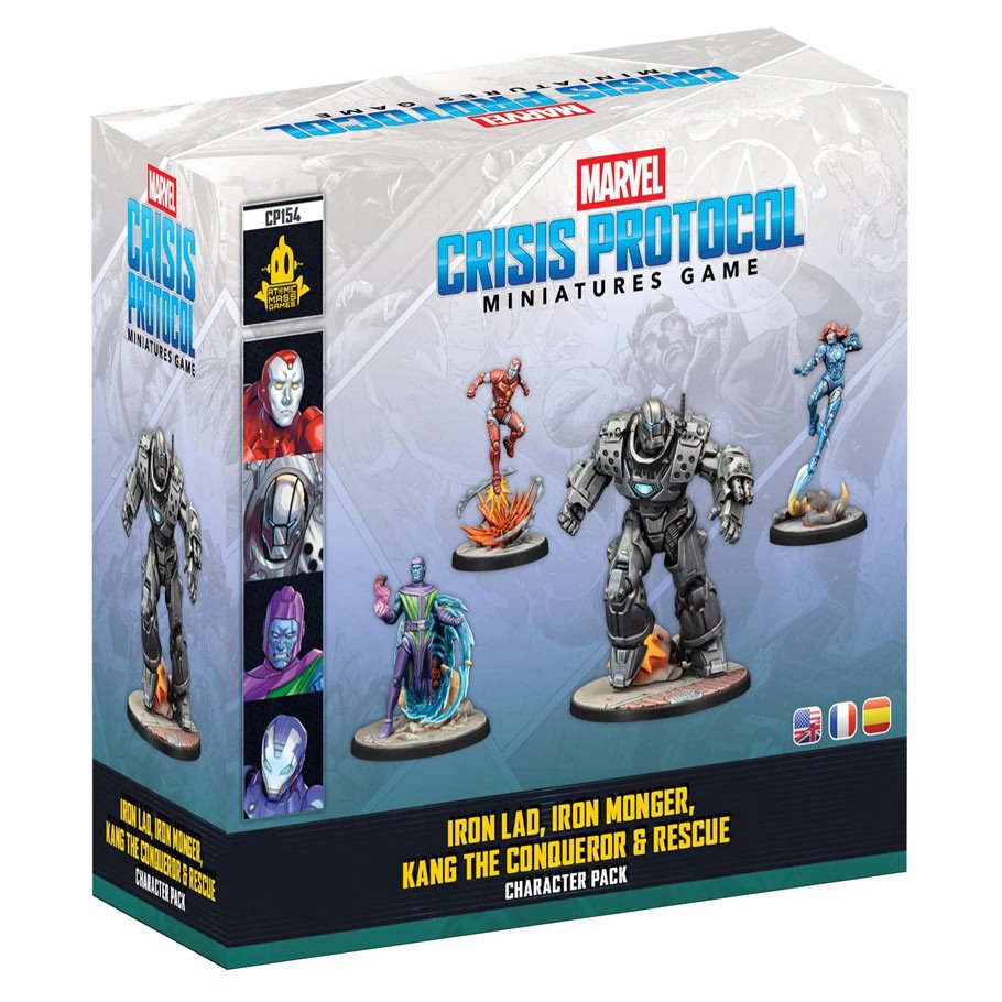 Marvel CP: Lad, Monger, Kang & Rescue box art