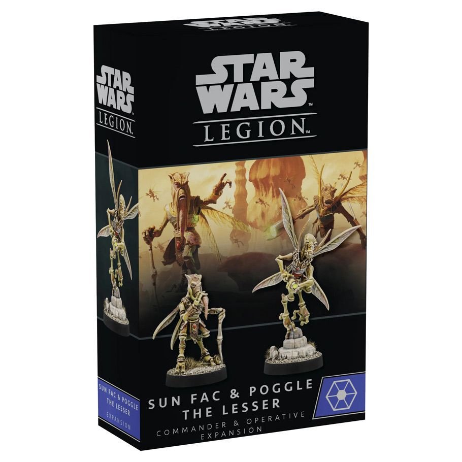 SW Legion: Sun Fac and Poggle the Lesser box art