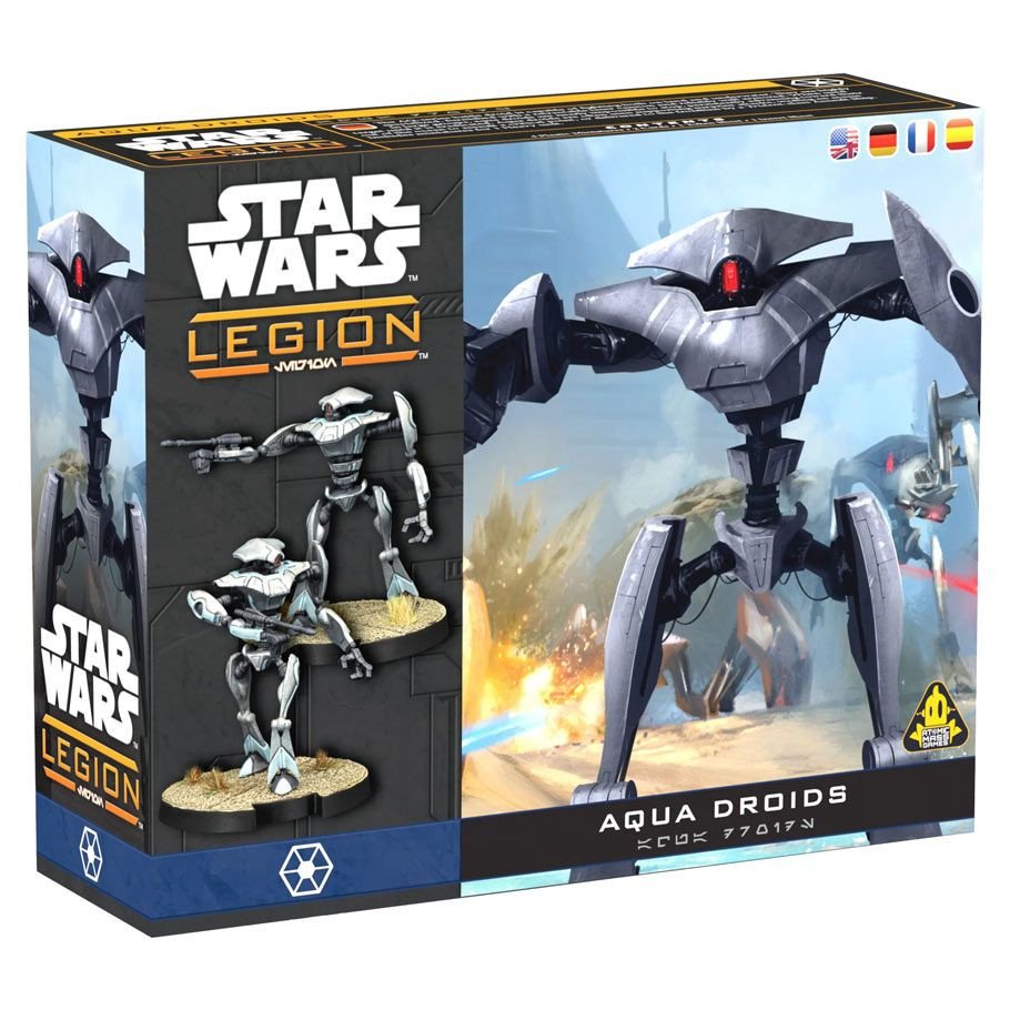 SW Legion: Aqua Droid box art