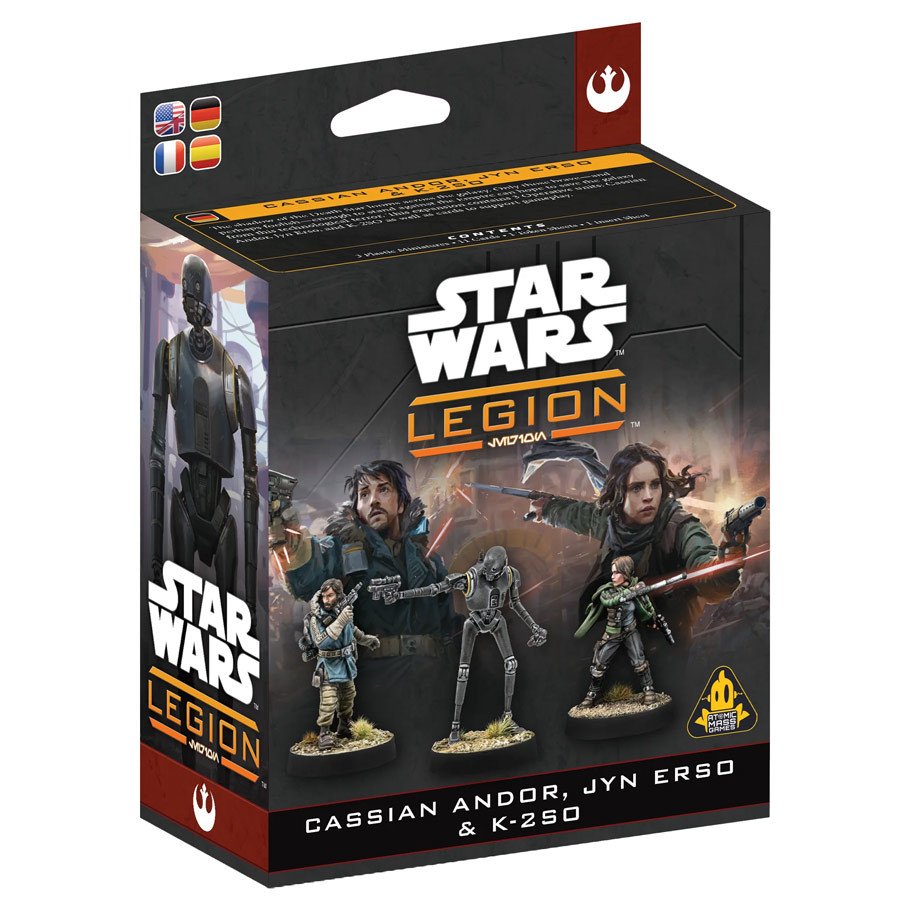 SW Legion: Andor, Jyn Erso, K-2SO box art