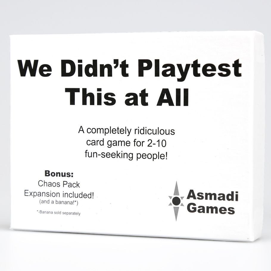 We Didn't Playtest This at All box art