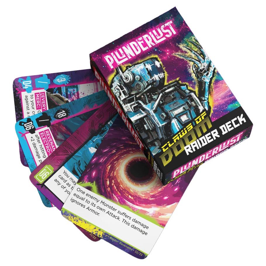 Plunderlust: Claws of Doom Raider Deck box art