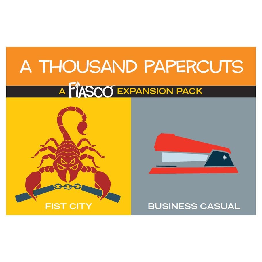 Fiasco Exp Pack: A Thousand Papercuts box art