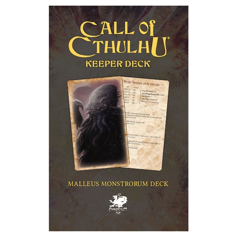 CoC 7E: Keeper Deck: Malleus Monstrorum box art