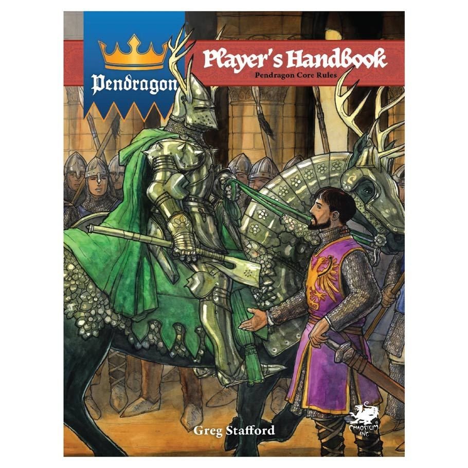 Pendragon: Core rulebook box art