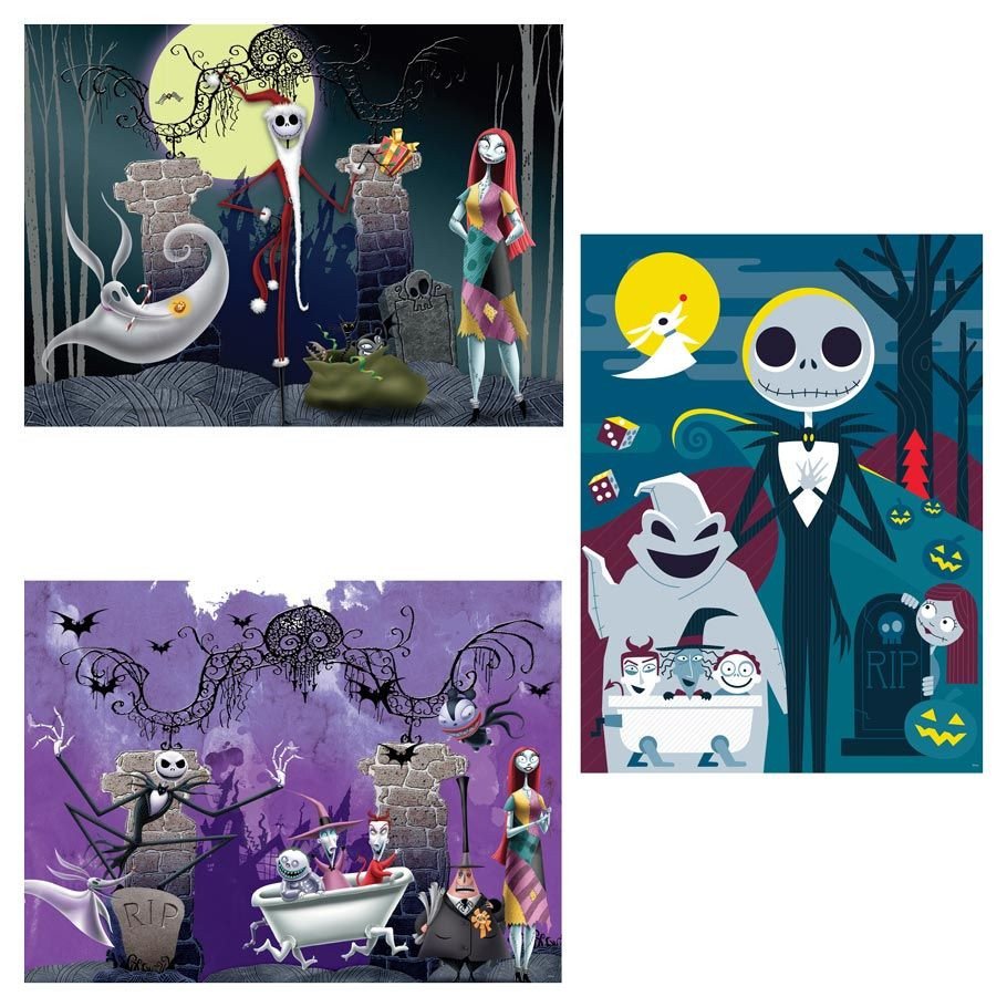 Puzzle: OS Nightmare Before Xmas Ast (6) box art