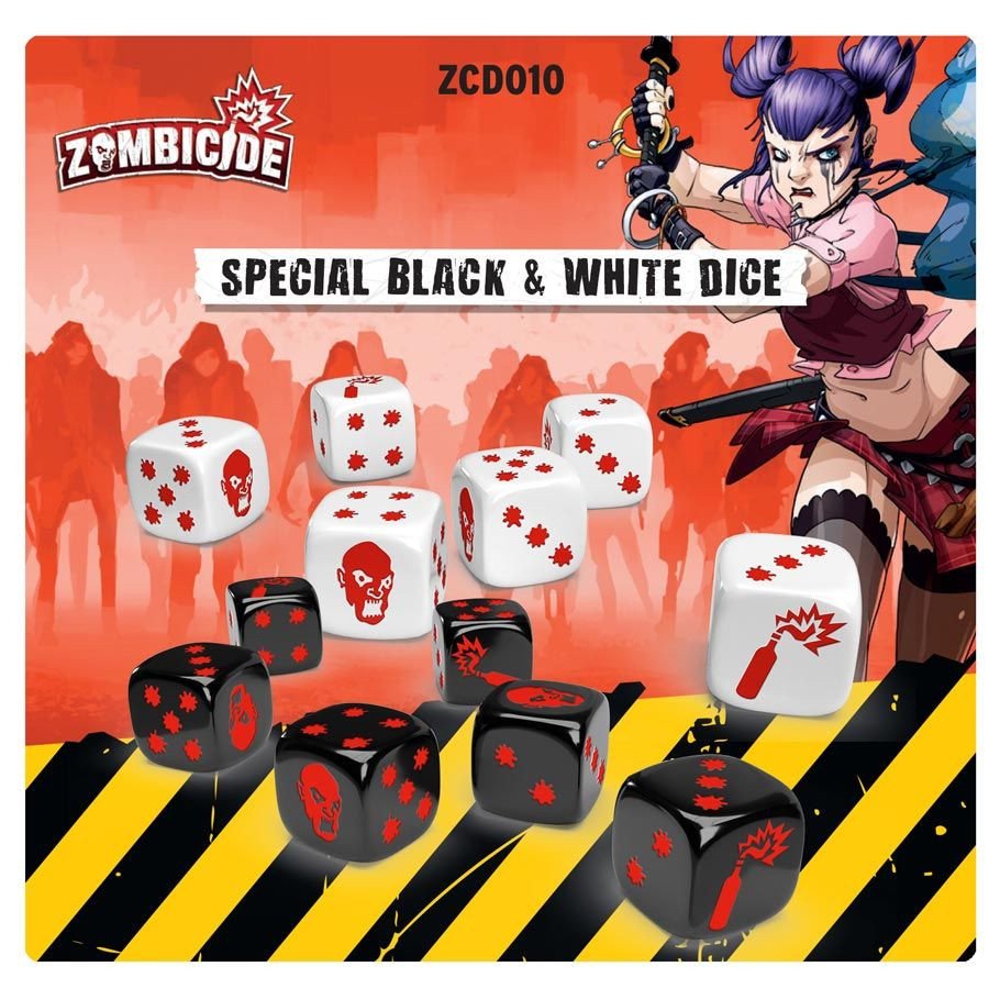 Zombicide 2E: Special Black & White Dice box art