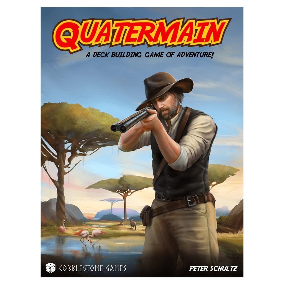 Quatermain: A Deck-Building Game box art