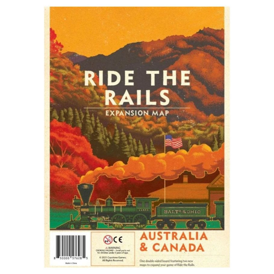 Ride the Rails: Australia & Canada Exp box art