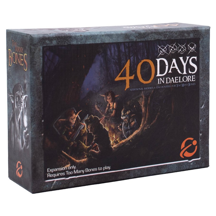 Too Many Bones: 40 Days in Daelore Exp box art