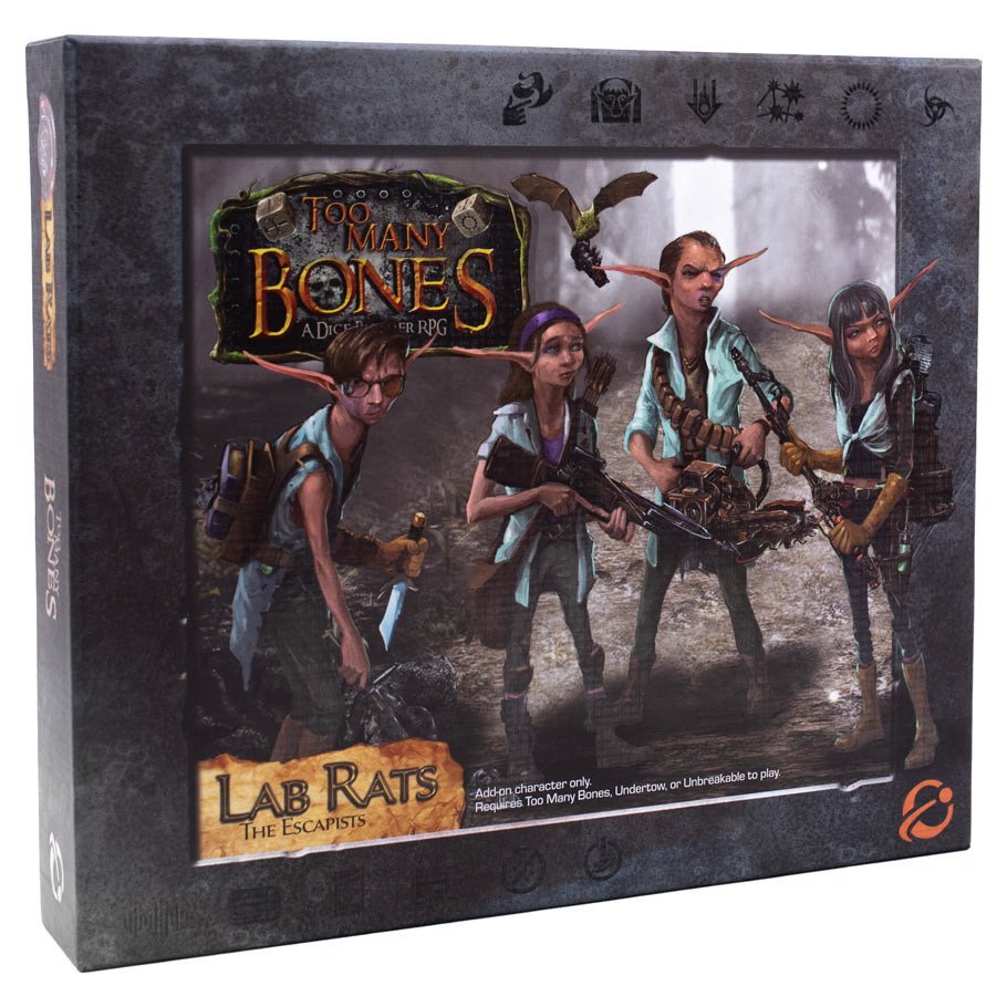 Too Many Bones: Lab Rats Add-On Exp box art