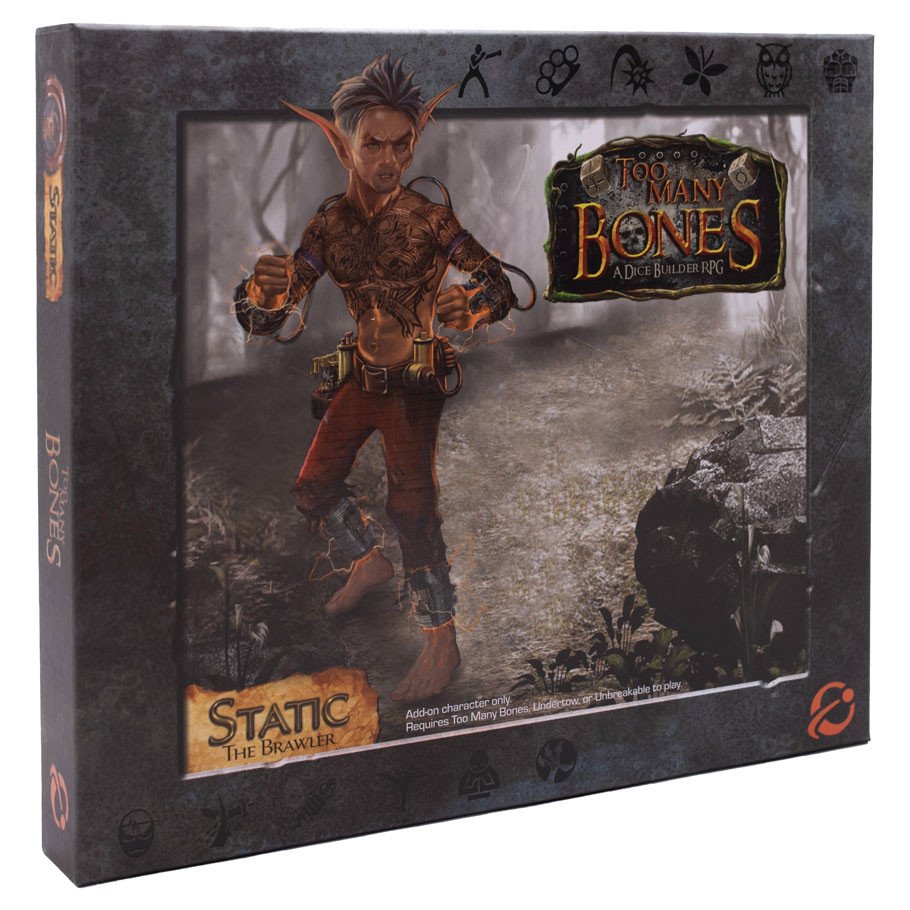 Too Many Bones: Static Add-On Exp box art