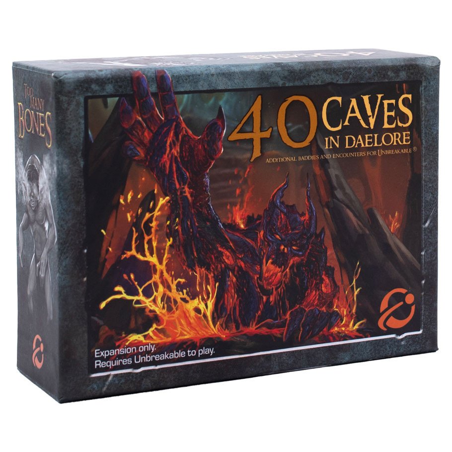 Too Many Bones: 40 Caves in Daelore Exp box art
