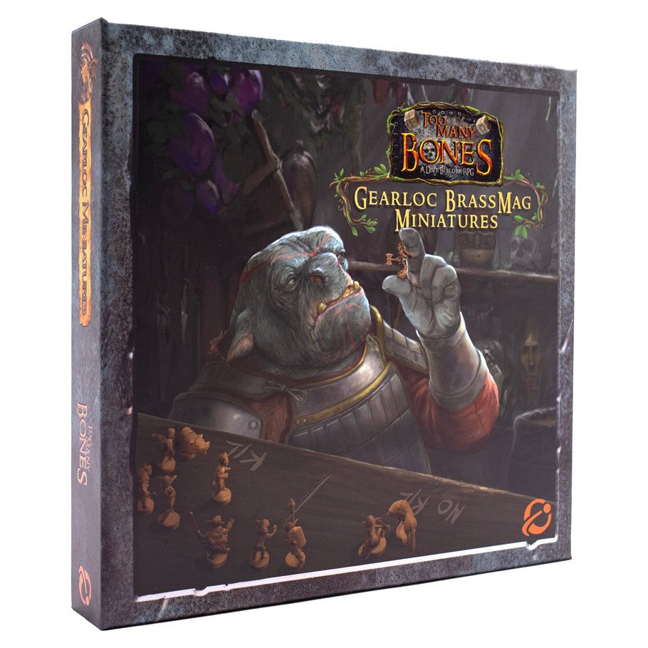 Too Many Bones: BrassMag Miniatures Exp box art