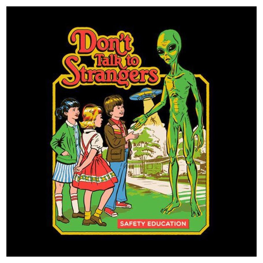 Steven Rhodes: Don't Talk to Strangers box art
