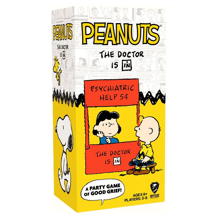 Peanuts: The Doctor Is In box art