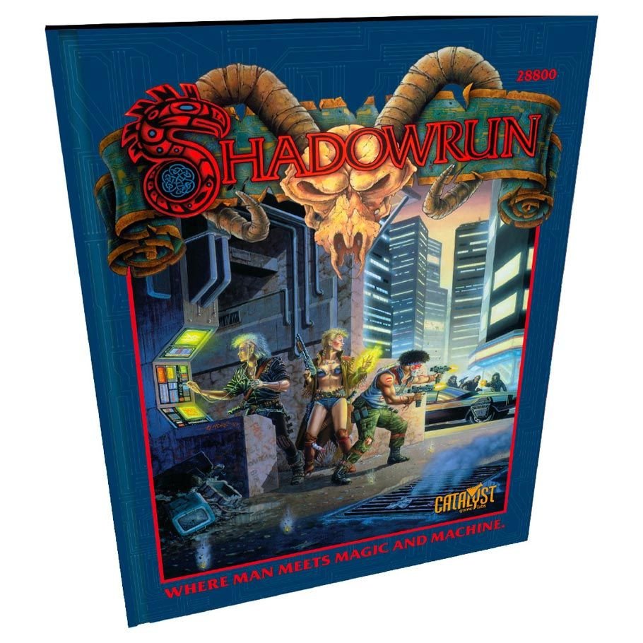 Shadowrun: First Ed 35th Anniversary box art
