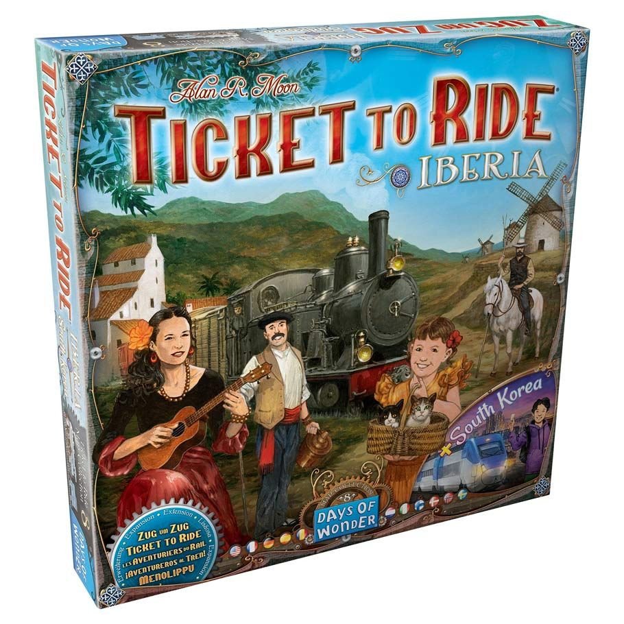 Ticket to Ride: Iberia & South Korea box art
