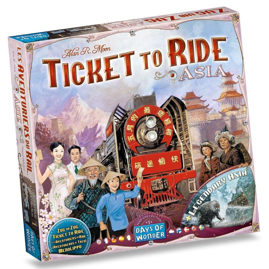 Ticket to Ride: Asia Map Collection 1 box art