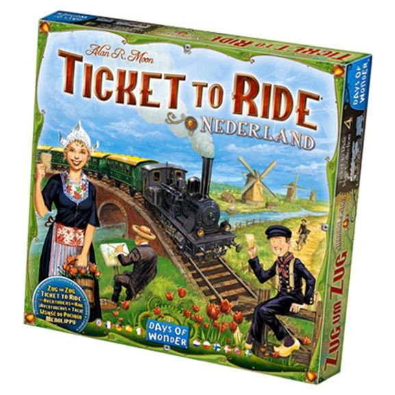 Ticket to Ride: Nederland Map Col 4 box art