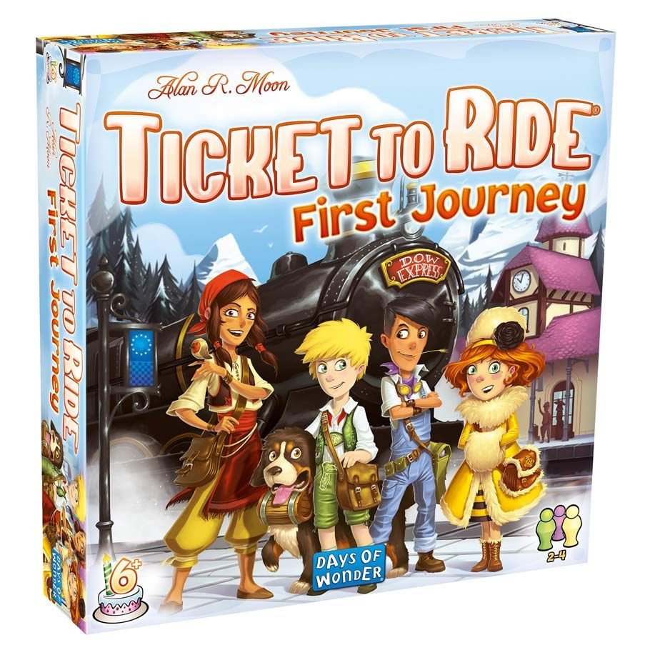 Ticket to Ride: Europe: First Journey box art