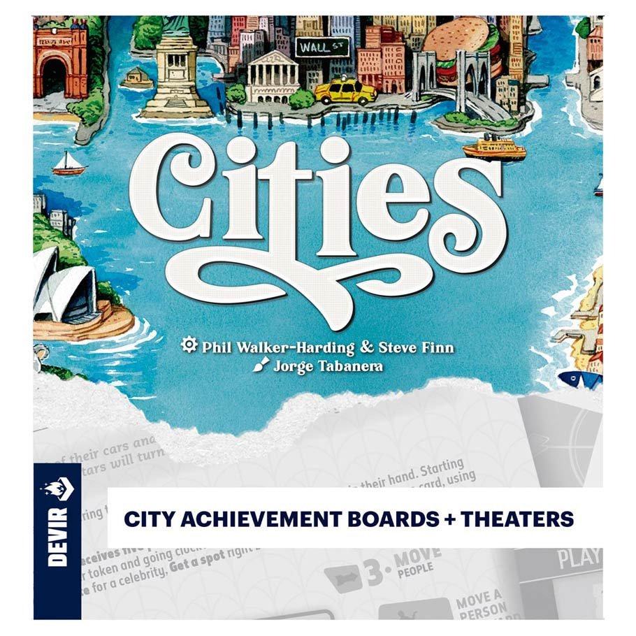 Cities: City Achievements & Theaters Exp box art