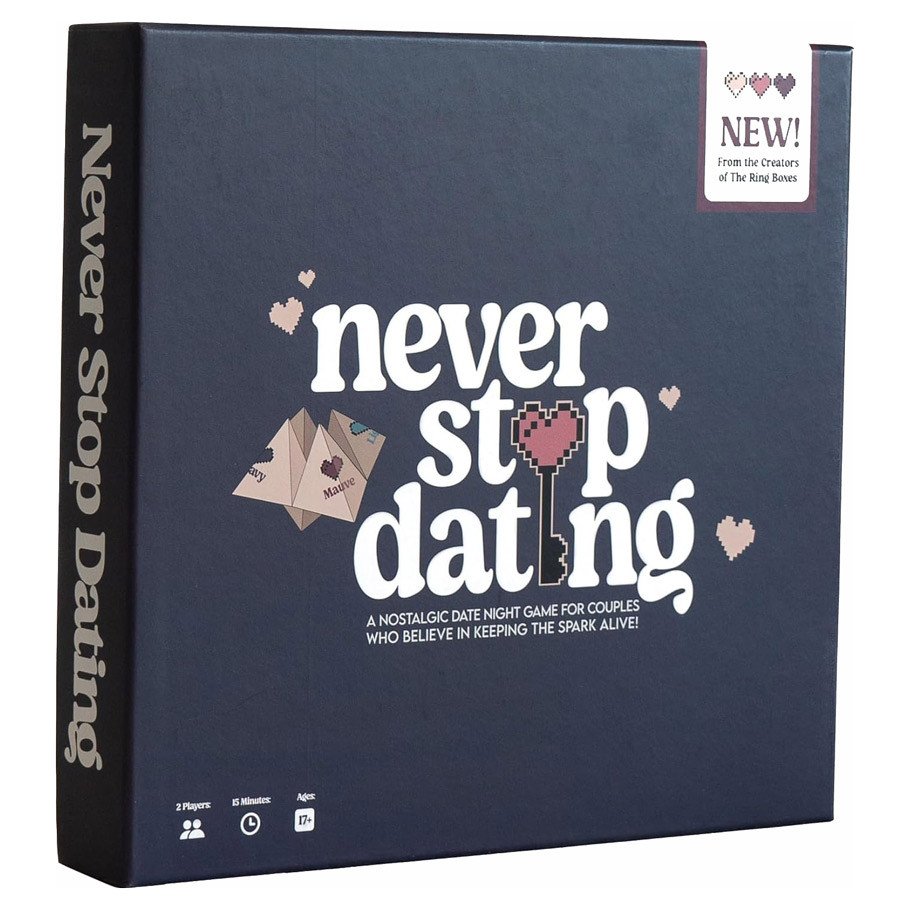 Never Stop Dating box art