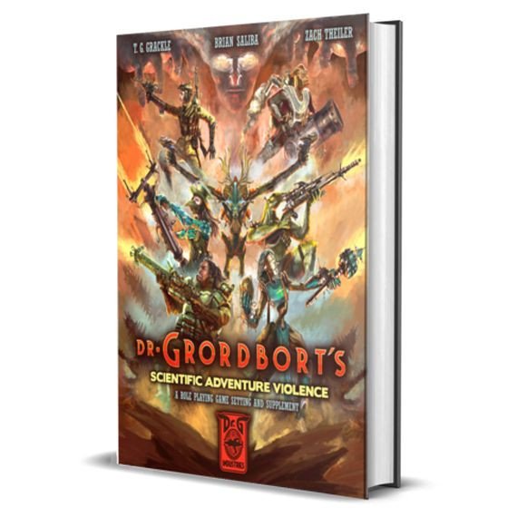D&D 5E: Dr. Grordbort's Adventure box art