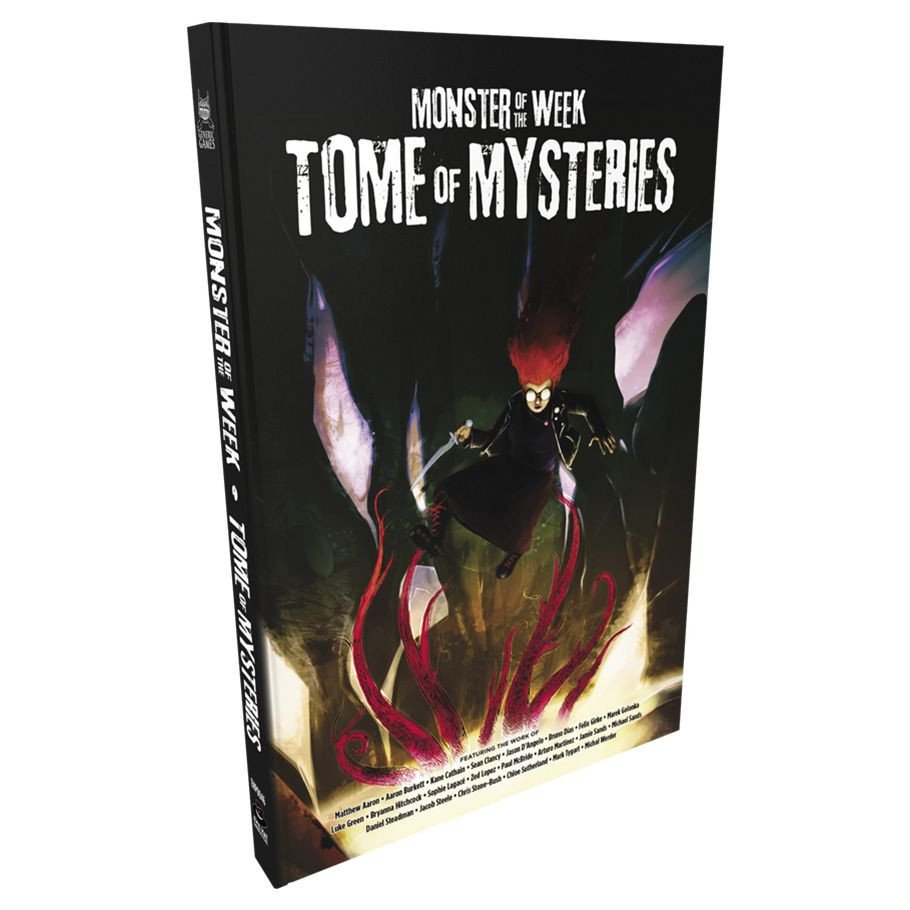 Monster of the Week:Tome of Mysteries HC box art