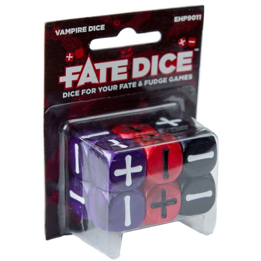 Fate Core Dice: Vampire Dice box art