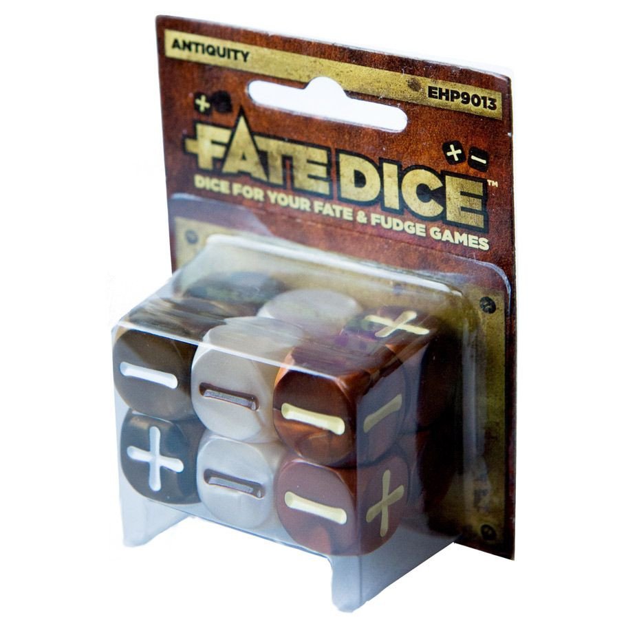 Fate Core Dice: Antiquity Dice box art