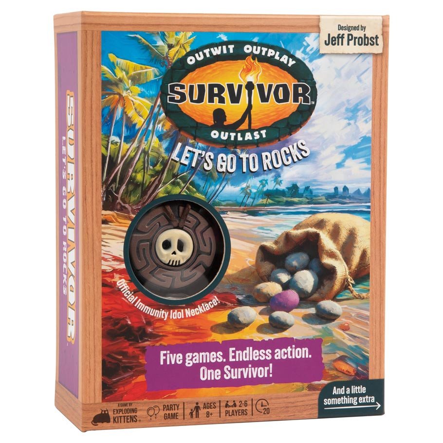 Survivor Lets Go To Rocks box art