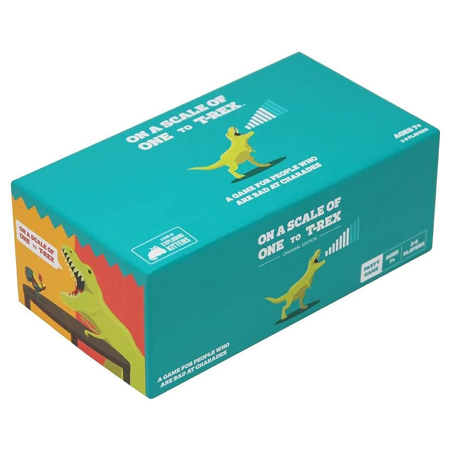 On a Scale of One to T-Rex box art