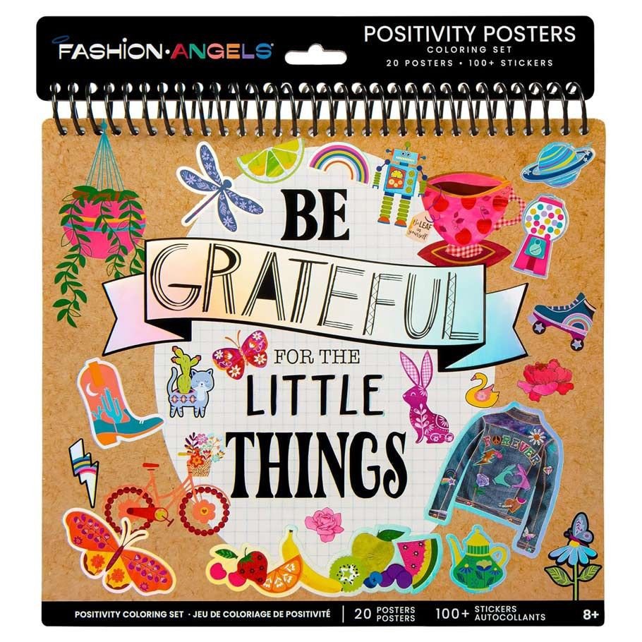 Positivity Posters Coloring Set (12) box art