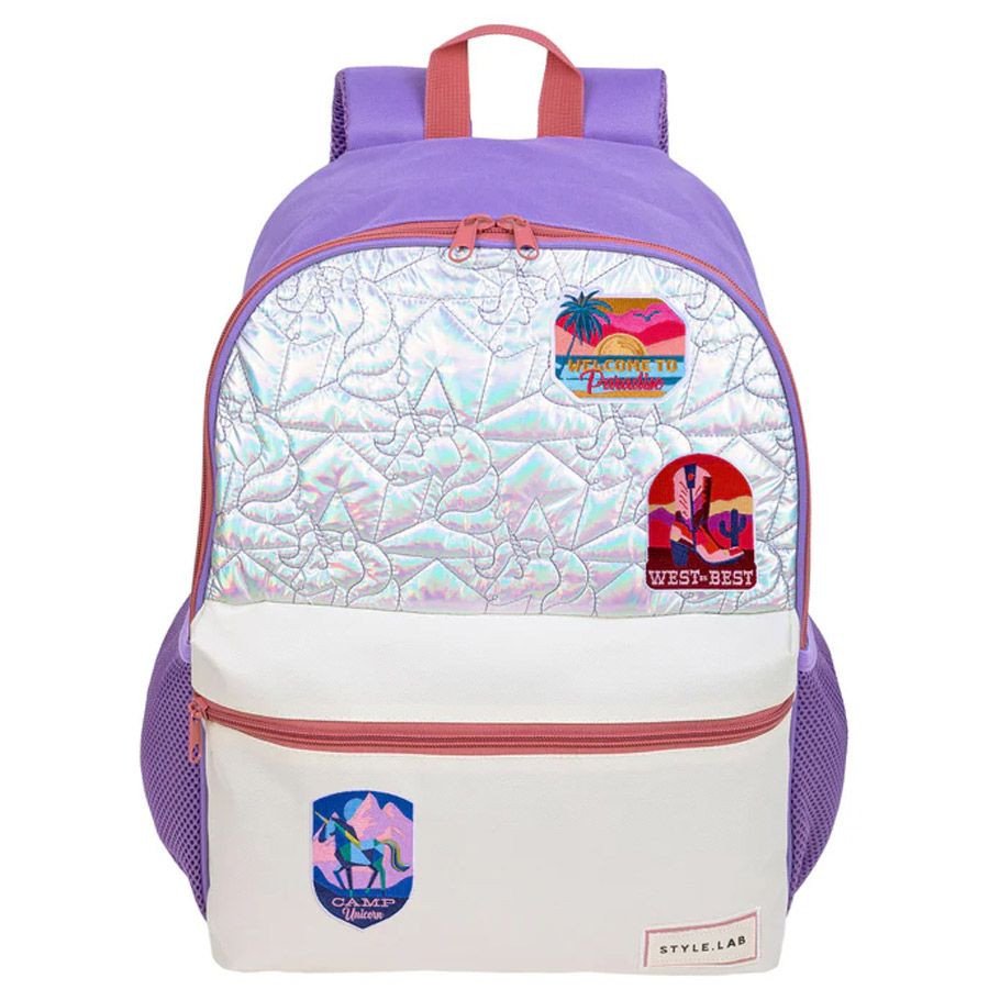 Sassy:Metallic Colorblock Backpk:PU box art