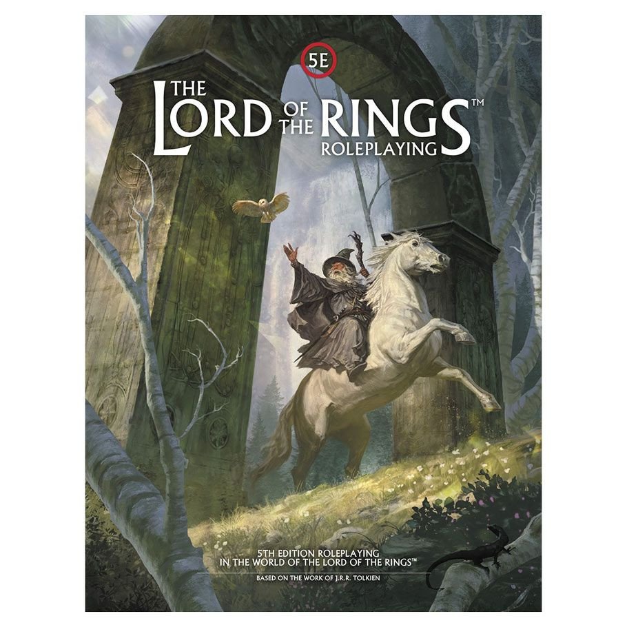 D&D 5E: LotR: Core Rulebook box art