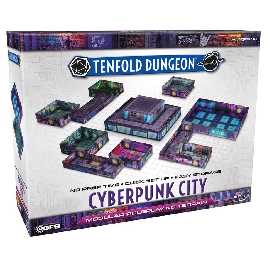 Tenfold Dungeon: Cyberpunk City box art