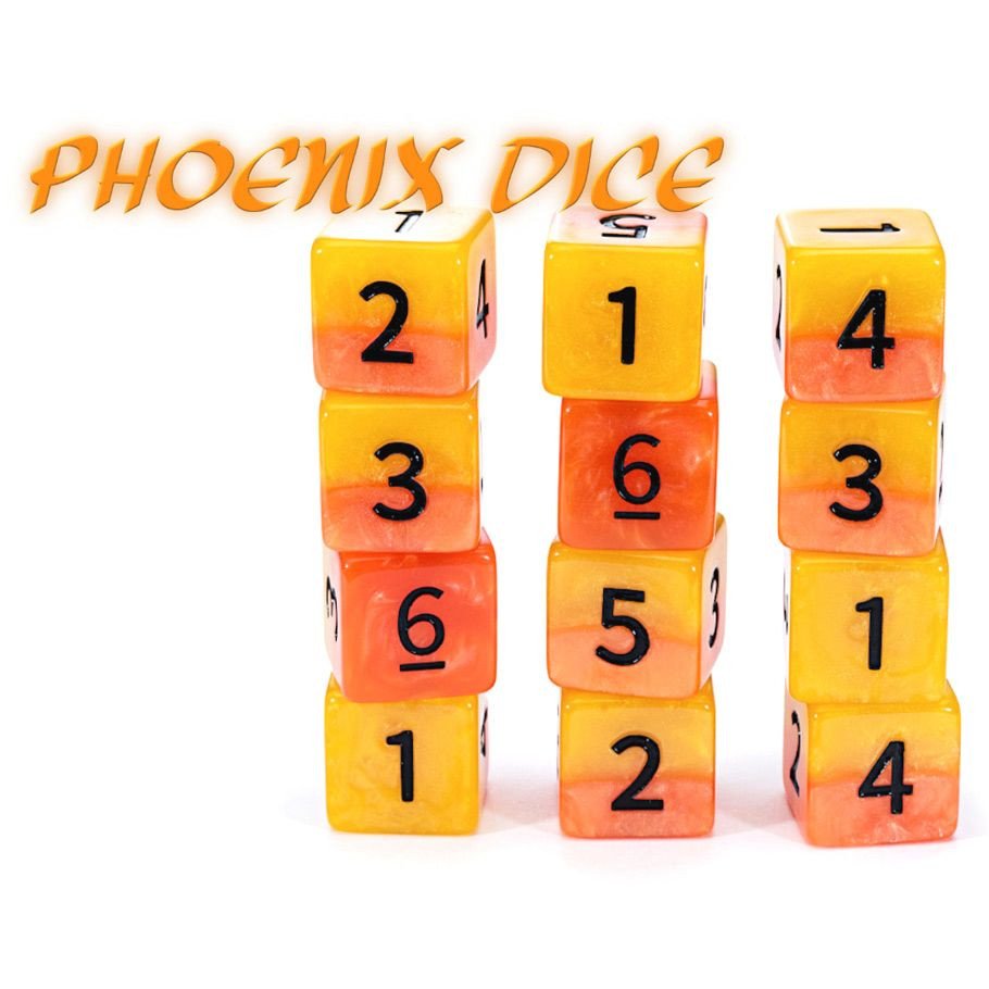 d6Cube Phoenix Dice (12) box art