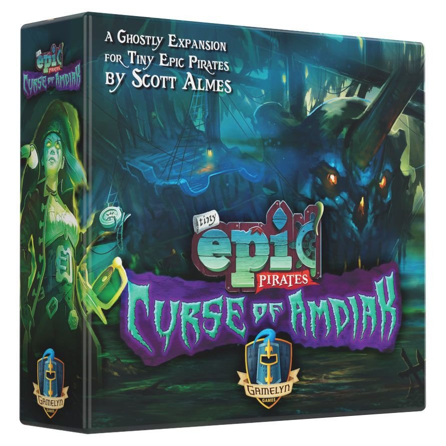 Tiny Epic Pirates: Curse of Amdiak box art