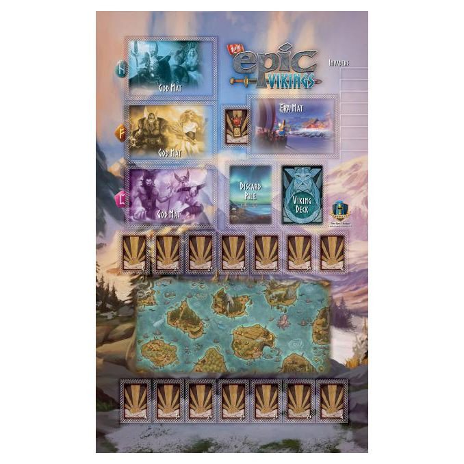 Tiny Epic Vikings: Gaming Mat box art