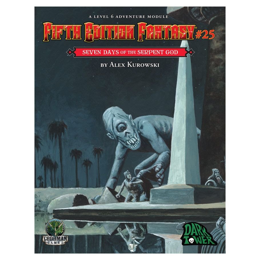 D&D 5E: FEF: Adv #25: 7 Days o/t Serpent box art