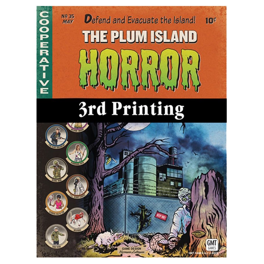The Plum Island Horror 3rd Printing box art