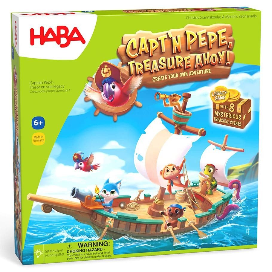 Captain Pepe, Treasure Ahoy! box art