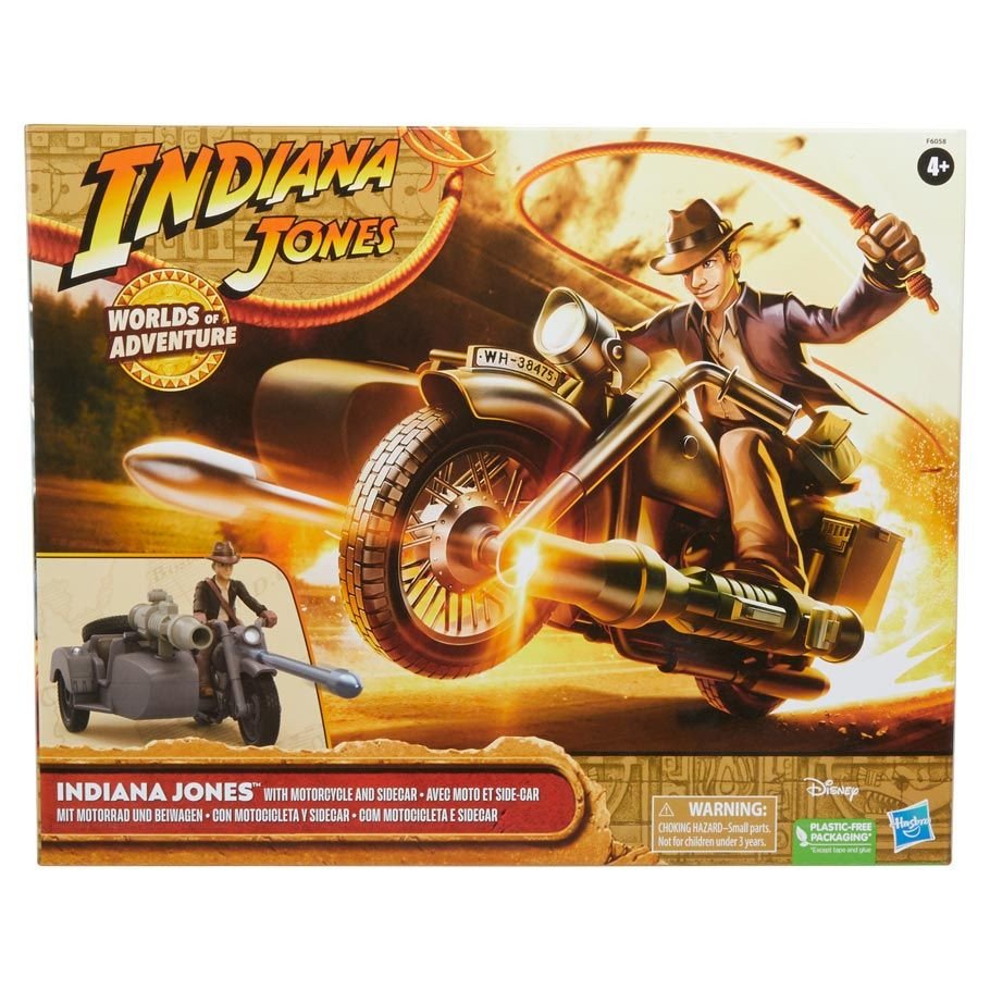 INJ: WoA: Indy w/ Motorcycle (4) box art